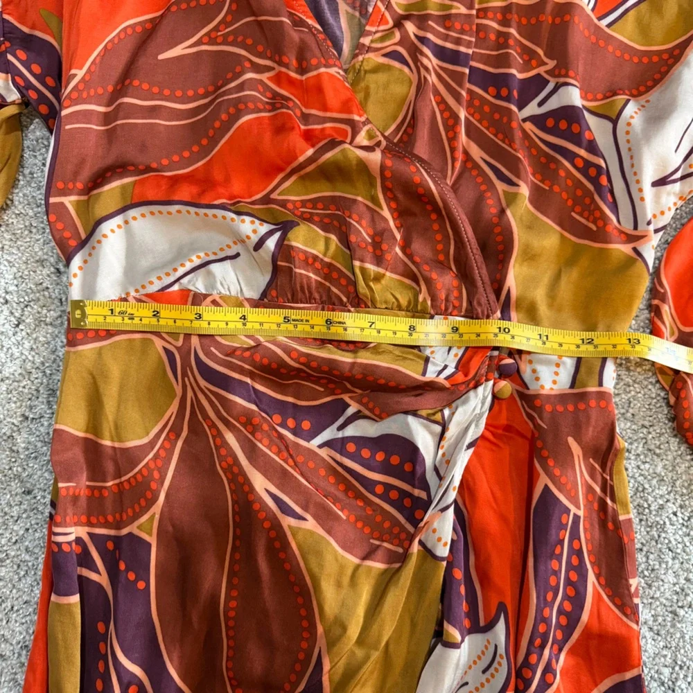 ANTHROPOLOGIE Floral Printed Midi Dress - Picture 7 of 8